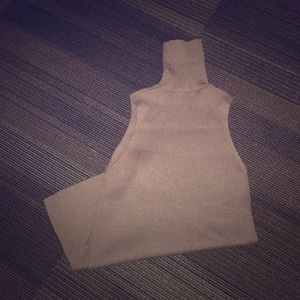 EUC Zara Gray Turtleneck Sleeveless Tunic